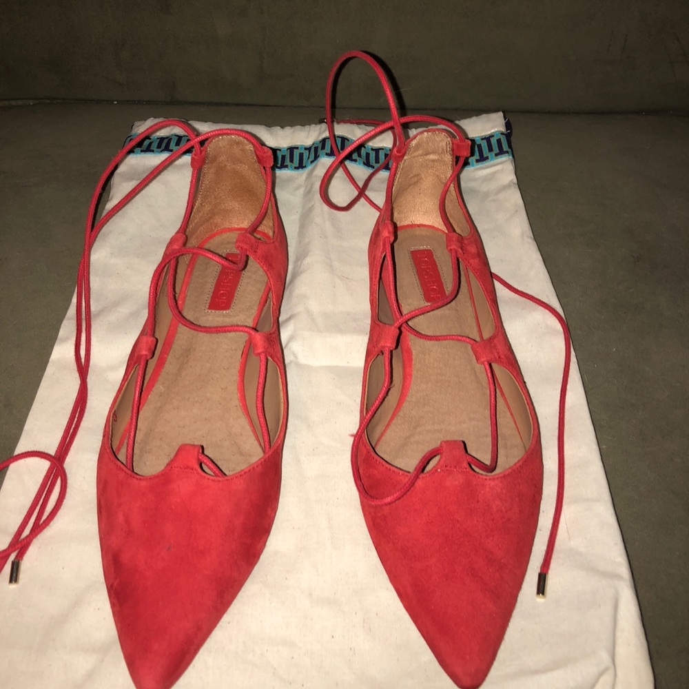 Topshop pointy toe flat